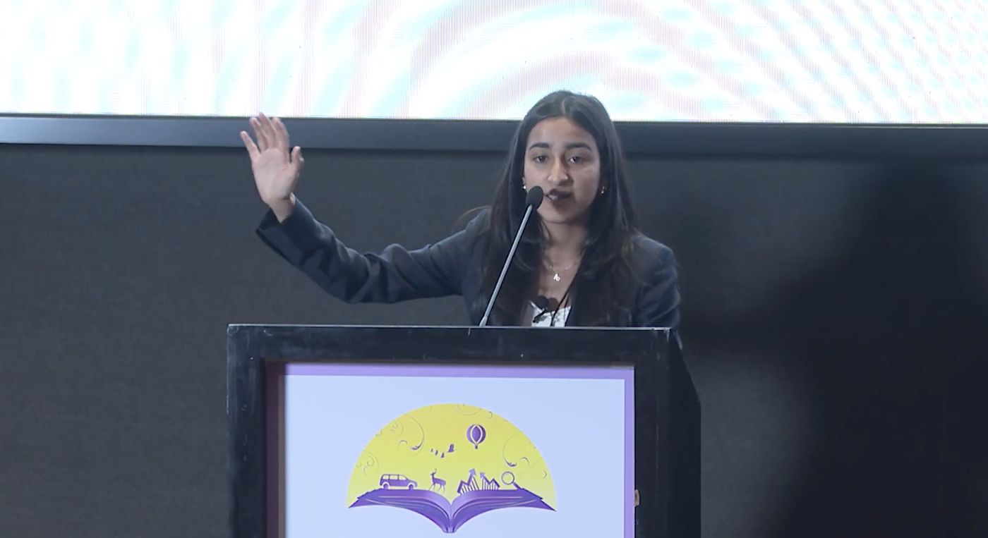 Speaking at the Indian National Debate Championship 2025